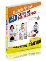 SimpleNursing book: 21 SKILLS Outlined (QUICK VIEW)