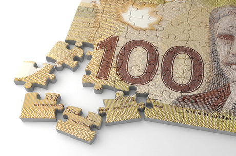 Canadian 100 Dollar Bill Puzzle