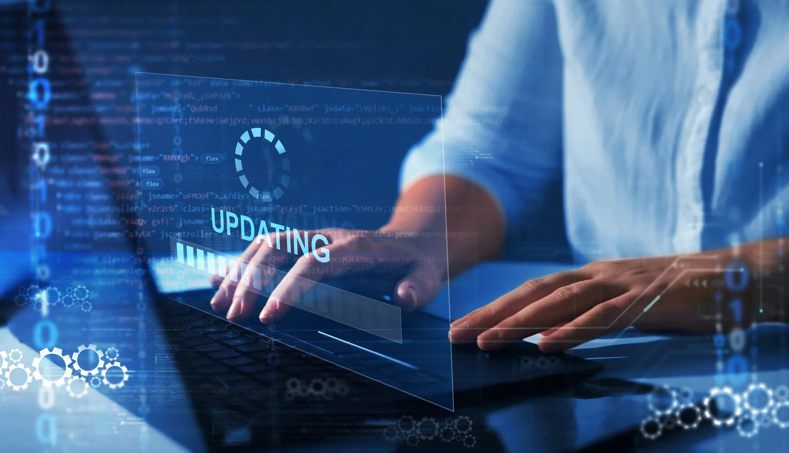 New Next Gen NCLEX Exam on computer with blue background
