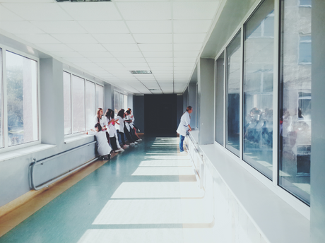 nursing students going through clinicals