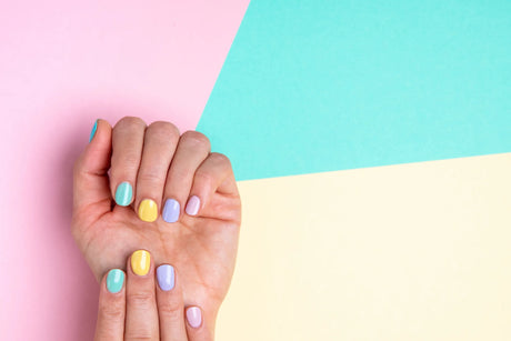Nails with polish
