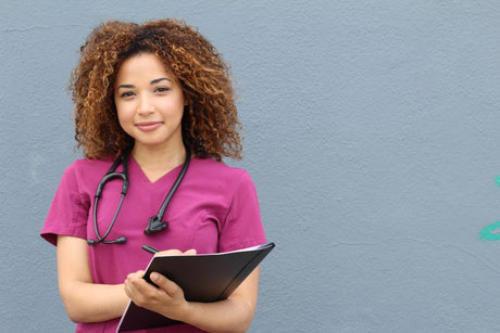 Student nurse who is going to nursing school