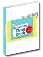 Respiratory Drug Cards – BAM & SLM simplenursing book