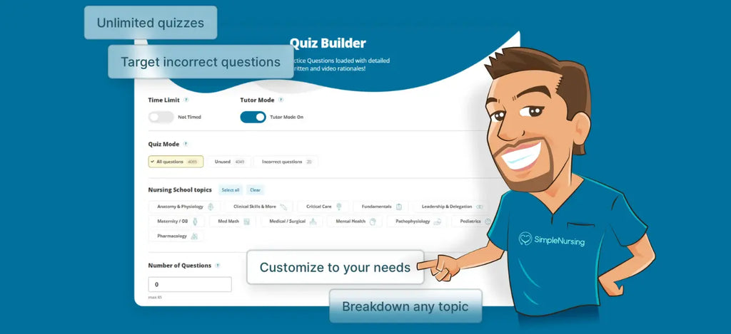 Nursing School Quiz Builder