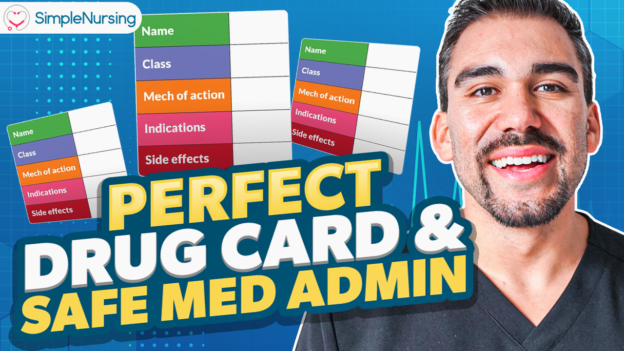 Perfect Drug Card & Med Admin Practice Questions with Answers and NCLEX® Review