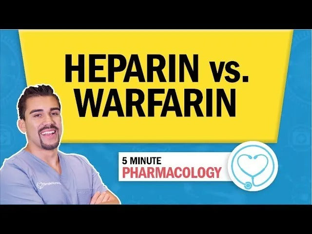 Heparin vs. Warfarin Practice Questions with Answers and NCLEX® Review